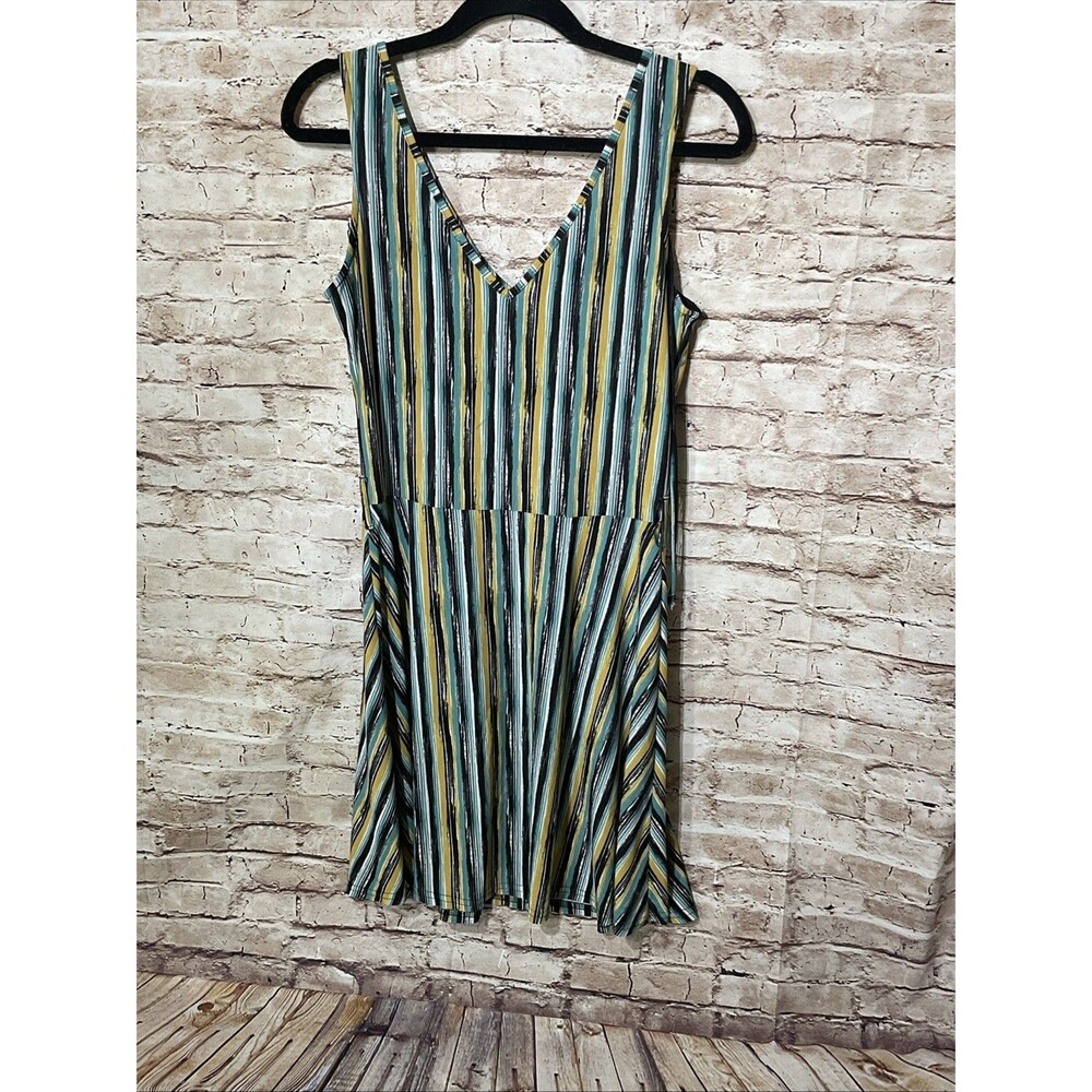 Viereck Teal & Mustard dress size small